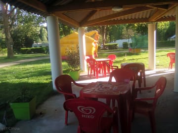 Terrace for snacks and drinks