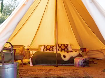 Bell tent interior