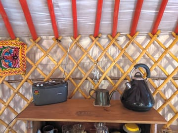 Very well-equipped yurt