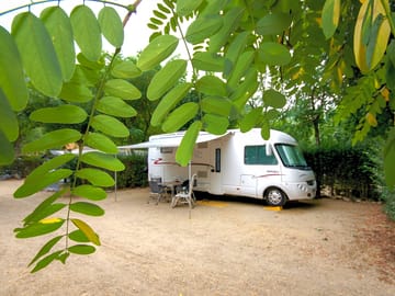 Our camping pitches, bring an awning or gazebo for free