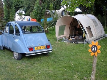 Large tent pitch