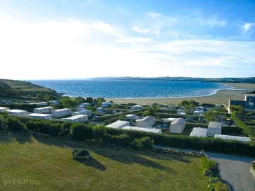 Pors ar vag - view from the pitches