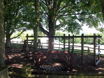 Children's play area near bar