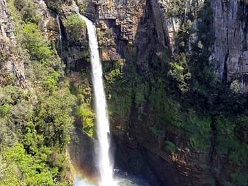 The waterfall