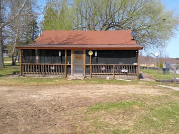 Bait and tackle shop with seating area
