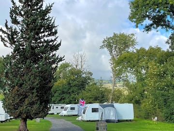 Plenty of space and quiet on the hardstanding pitches