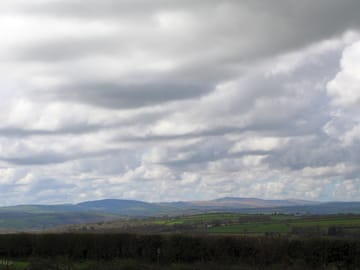 View from the bell tent