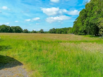 View from top corner of field