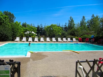 Sun loungers by the pool