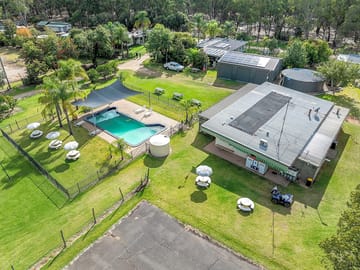 Aerial view of the park