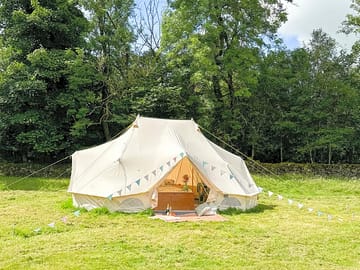 Spacious bell tent