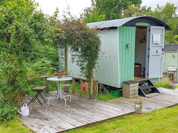 Hut and pergola