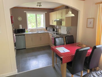 Living room and kitchen