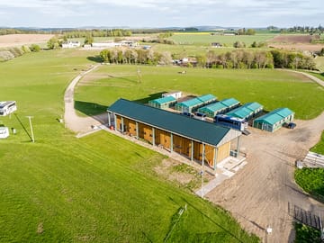 Aerial view of the site