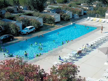 Heated swimming pool