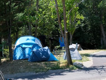 Pitches shaded by trees
