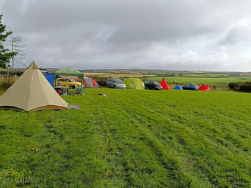 Tents on site