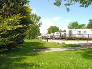 Pitches sheltered by trees