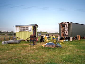The shepherd's hut pitch