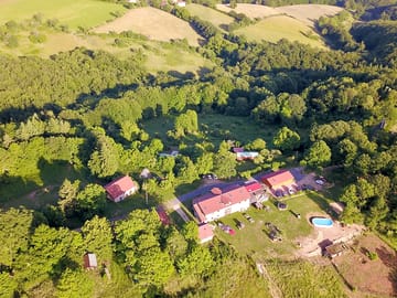 Aerial view of the site