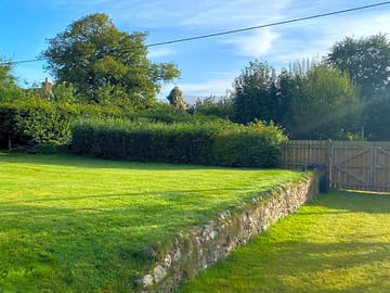 Tiered grass area