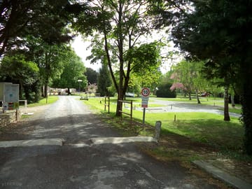 Driveway through the site