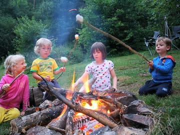 Fun around the campfire