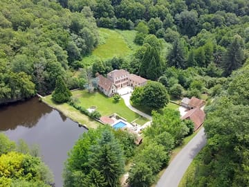 Looking down from above