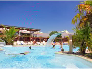 Heated swimming pool