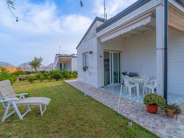 Covered dining area