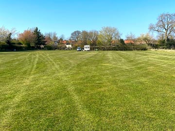 Well-maintained grassy pitches