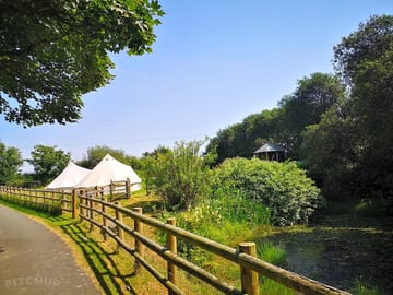 Two bell tents for your exclusive use