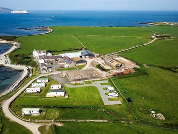 Aerial view of the site