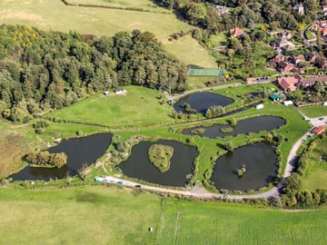 Aerial view of the site