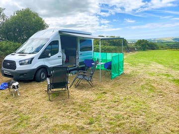 Caravan or motorhome pitch