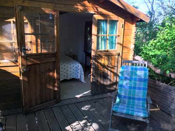 Entrance to chalet bedroom