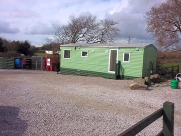 Reception office as you enter the site