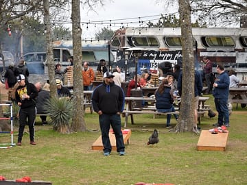 A festival during the winter at bankersmith saloon