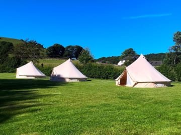 Peaceful camping field