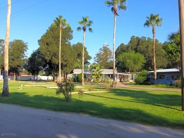 The front of the park
