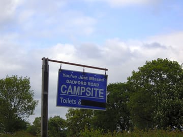 The sign visible from the main road
