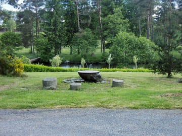 The campsite fountain