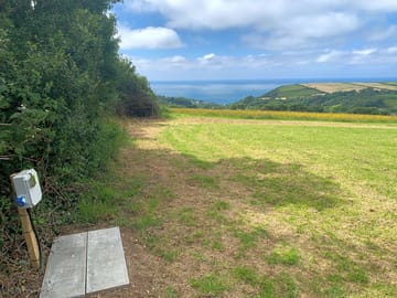 Pitches and sea views