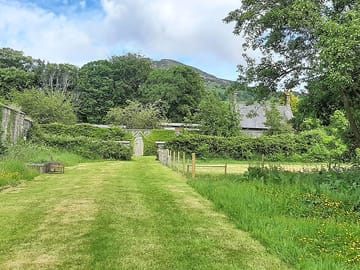 Walled garden and dog exercise area