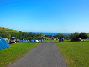 View of the site from the top