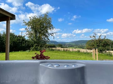 View from the hot tub