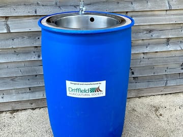 Extra handwashing units are spread across the site