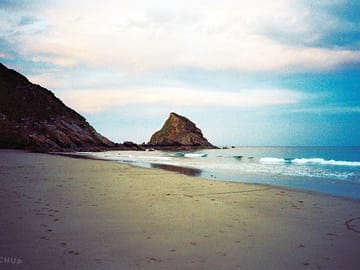 The beautiful monkstone beach