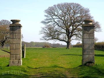 The original entrance to escrick estate