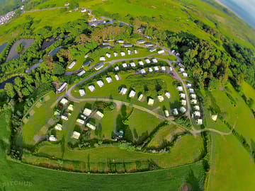 Aerial view of the site